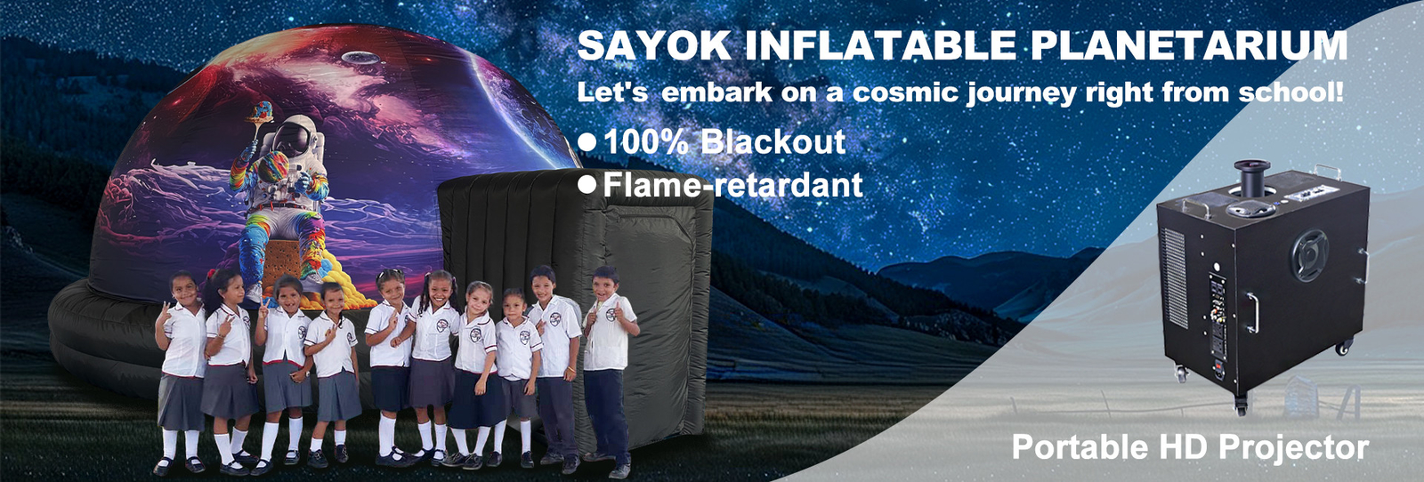 Inflatable প্ল্যানেট্যারিয়াম