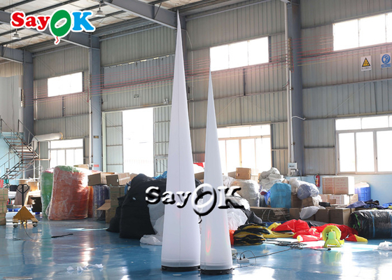 বিবাহের Inflatable আলো প্রসাধন শঙ্কু কলাম নেতৃত্বে আলো সঙ্গে কাস্টম রং