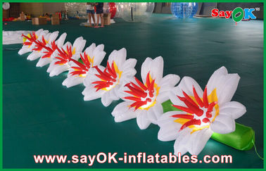সুন্দর Inflatable আলোর অলংকরণ / Inflatable বিবাহের পার্টি জন্য ফুলের চেইন নেতৃত্বে