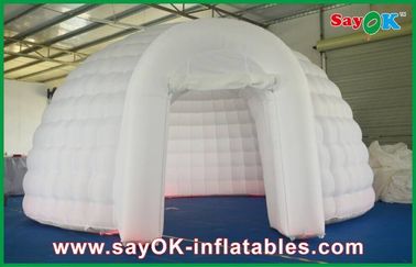 OD 5m Inflatable এয়ার তাঁবু হোয়াইট, প্রদর্শনী জন্য Inflatable গম্বুজ তাঁবু