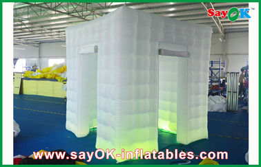 ছবির বুথ সজ্জা LED আলো পোর্টেবল Inflatable ছবির বুথ ক্যাবিনেট বিবাহের পার্টি জন্য