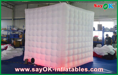 ছবির বুথ সজ্জা LED আলো পোর্টেবল Inflatable ছবির বুথ ক্যাবিনেট বিবাহের পার্টি জন্য