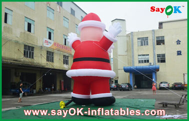 ক্রিসমাসের জন্য আউটডোর দৈত্য Inflatable হলিডে সজ্জা Inflatables স্যান্টাক্লজ