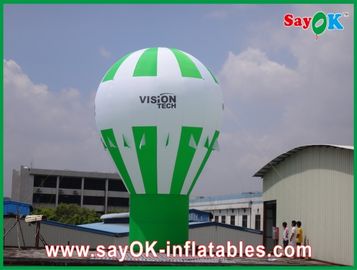 সবুজ গ্রাউন্ড বিজ্ঞাপন বেলুন কাস্টম Inflatable পণ্য রেনবো ডিজাইন