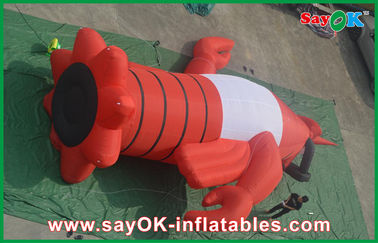 ফেস্টিভাল লাল Inflatable কার্টুন অক্ষর 420D অক্সফোর্ড কাপড়