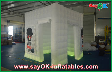 Inflatable ফটো বুথ ভাড়া ব্যাস 3m মোবাইল ফটো বুথ 2 দরজা পরিবেশ সংশ্লিষ্ট
