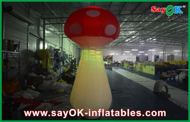 গ্রাউন্ড ব্লোয়ার সঙ্গে সুন্দর Inflatable ইস্টার সজ্জা মাশরুম