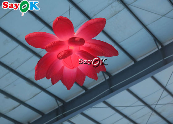 1.5 মি ইনফ্ল্যাটেবল লাইটিং ডেকোরেশন বিবাহের ঝুলন্ত ফুল