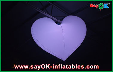 ইনডোর বিবাহের Inflatable আলো প্রসাধন Inflatable হার্ট নেতৃত্বে