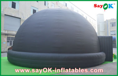 ব্ল্যাক ক্যাপাসিটি 60 জন ব্যক্তি Inflatable প্ল্যানেটরেম গোমে