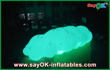 0.18 মিমি পিভিসি Inflatable হিলিয়াম ক্লাউড বেলুন LED হাল্কা সঙ্গে বায়ু ভাসা