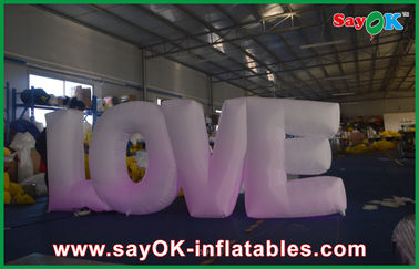 মোবাইল 3.1 এম রোমান্টিক Inflatable হলিডে সজ্জা জল প্রুফ নেতৃত্বে
