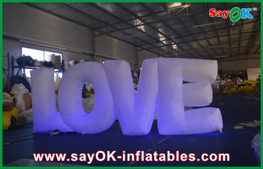 মোবাইল 3.1 এম রোমান্টিক Inflatable হলিডে সজ্জা জল প্রুফ নেতৃত্বে