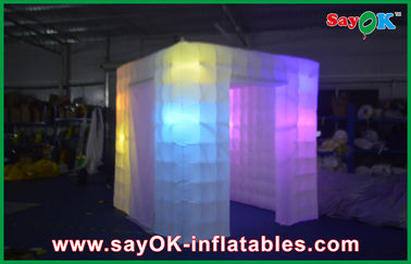 Inflatable ফটো বুথ ভাড়া পোর্টেবল প্রপস LED লাইট Inflatable ফটো স্টুডিও পারিবারিক ব্যবহার