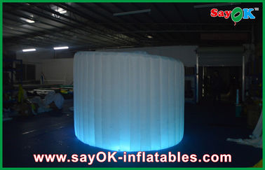 ফটো বুথ LED হাল্কা নীল জলরোধী Inflatable বুথ বিবাহের জন্য অক্সফোর্ড কাপড়