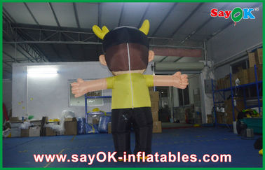 ইভেন্ট পার্টি অক্সফোর্ড কাপড় সঙ্গে Inflatable কার্টুন অক্ষর মুভিং