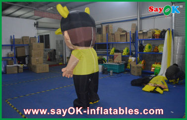 ইভেন্ট পার্টি অক্সফোর্ড কাপড় সঙ্গে Inflatable কার্টুন অক্ষর মুভিং