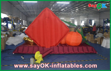লাল ভাগ্যবান নতুন বছর বড় উত্সব Inflatable পণ্য ইভেন্ট জন্য 210D অক্সফোর্ড কাপড়