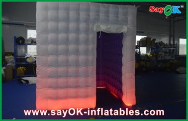 ছবির বুথ সজ্জা রঙিন LED আলো ছবির বুথ তাঁবু পরিবারের ব্যবহারের জন্য Inflatable
