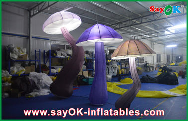 ইন্ডোর Inflatable আলোর অলংকরণ 2M বিজ্ঞাপন জন্য মাশরুম পর্যায়