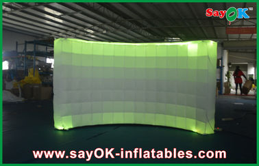 Inflatable Photo Studio 12 Led Air Light Inflatable Wall ডিজিটাল প্রিন্টিং রিমোট কন্ট্রোল 3x1.5x2 M