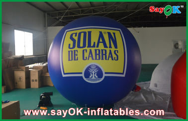 আউটডোর 2.5 এম Inflatable হিলিয়াম বেলুন নীল জীপপিলিন পিভিসি দয়িত ইভেন্ট