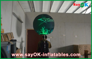 টেকসই ত্রিমাত্রিক বল Inflatable আলো সজ্জা, মুদ্রণ নেতৃত্বে Inflatable বিজ্ঞাপন বেলুন