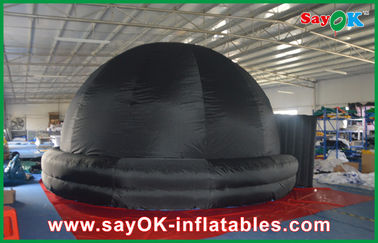 15m Hangout অক্সফোর্ড কাপড় Inflatable গম্বুজ কাঠামো ডিজিটাল অভিক্ষেপ প্রদর্শন ব্যবহার করুন
