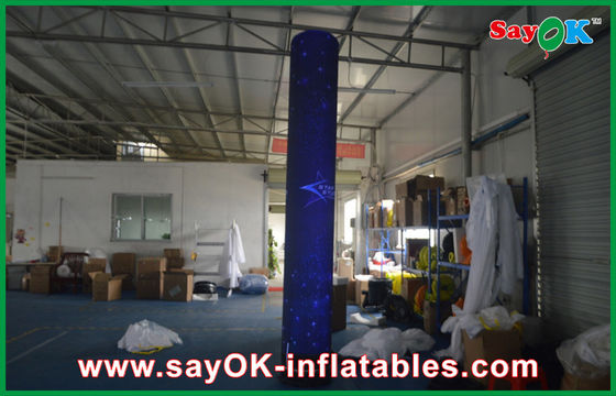 4 ম সজ্জা / 500w বাল্ব Hangout সঙ্গে বিজ্ঞাপন Inflatable কলাম