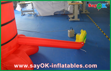 4m অক্সফোর্ড বস্ত্র লাল কাস্টম Inflatable পণ্য মডেল Langouste বিজ্ঞাপন জন্য চিত্র