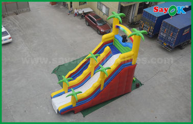বড় inflatable স্লাইড প্রচার কাস্টম ডাবল দৈত্য ঝাঁকুনি স্লাইড জাম্প এবং inflatable জল স্লাইড পার্ক