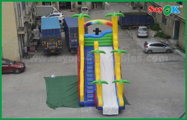 বড় inflatable স্লাইড প্রচার কাস্টম ডাবল দৈত্য ঝাঁকুনি স্লাইড জাম্প এবং inflatable জল স্লাইড পার্ক