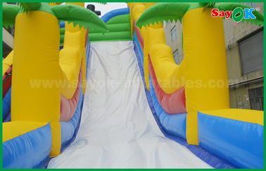 বড় inflatable স্লাইড প্রচার কাস্টম ডাবল দৈত্য ঝাঁকুনি স্লাইড জাম্প এবং inflatable জল স্লাইড পার্ক