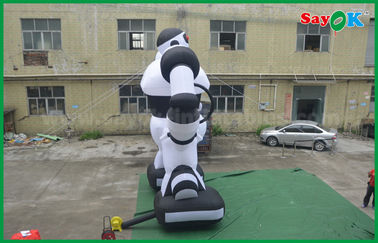 আউটডোর বিজ্ঞাপন জন্য অক্সফোর্ড কাপড় কাস্টম Inflatable পণ্য Inflatable রোবট