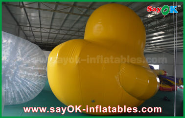 আরামদায়ক পিভিসি উপাদান 5m কাস্টম Inflatable পণ্য মডেল Inflatable হলুদ ডক