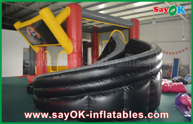 বাণিজ্যিক inflatable স্লাইড 4 X 6m অথবা কাস্টমাইজড আকার inflatable bouncy ঝাঁপানো খেলনা কাসল জল স্লাইড বাচ্চাদের জন্য
