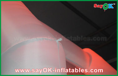 Inflatable খেলার মাঠ 16 বিভিন্ন LED লাইট কাস্টমাইজড Inflatable নগদ কিউব টাকা বুথ খেলা