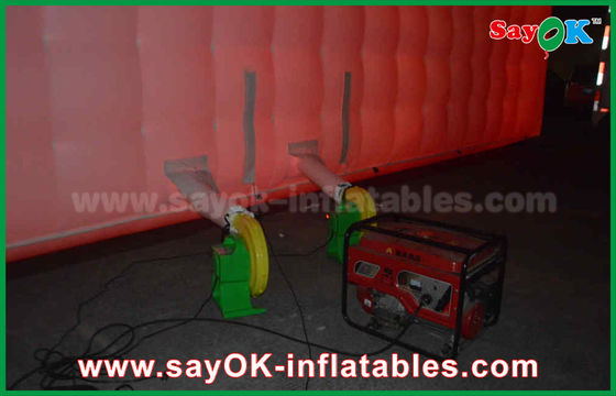 বহিরঙ্গন বিশাল সাদা LED কাঠামো ইভেন্ট inflatable cube tent,inflatable nightclub,inflatable party tent for sale