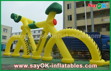 প্রিন্ট সঙ্গে 3m উচ্চ কাস্টম Inflatable পণ্য প্রচারমূলক মডেল সাইকেল