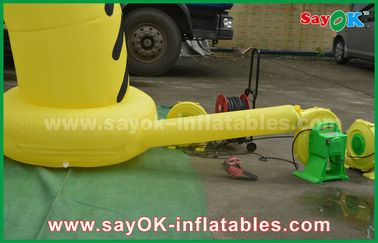 সিই ব্লোয়ার সঙ্গে কাস্টমাইজড আকৃতি দৈত্য প্রচারমূলক Inflatable সাইকেল মডেল