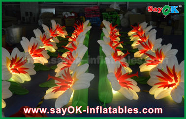 পার্টি পার্টি পর্যায় সজ্জা জন্য টেকসই Inflatable LED হাল্কা ফুলের শৃঙ্খল