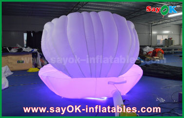 সিই নাইলন কাপড় দৈত্য Inflatable আলোর অলংকরণ পার্টি স্তর জন্য হৃদয় হৃদয়