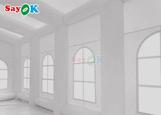 ইনফ্ল্যাটেবল আউটডোর তাঁবু LED রঙ আউটডোর ইনফ্ল্যাটেবল তাঁবু কিউব ইনফ্ল্যাটেবল বিবাহের পার্টি তাঁবু