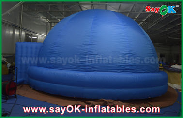 লোগো প্রিন্ট ব্লু ডিজিটাল Inflatable প্ল্যাণ্টেরিয়াম ডাম তন্ত্র স্কুল 4m জন্য - 15m