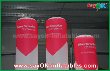 লেজ প্রিন্ট রিমোট কন্ট্রোল সঙ্গে স্টেপ বার Inflatable আলোর অলংকরণ থাম
