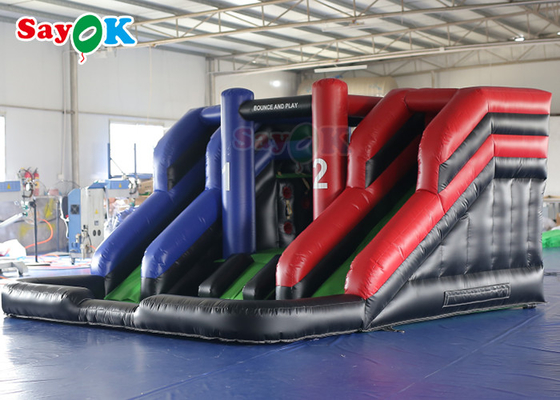 Inflatable Dry Slide Commercial Rental Inflatable Bouncer Slide শিশুদের বড় inflatable ডাবল স্লাইড খেলা