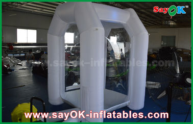 1.5 * 1.5 * 2.5m হোয়াইট কাস্টম Inflatable পণ্য কাস্টমাইজড Inflatable বক্স তাঁবু