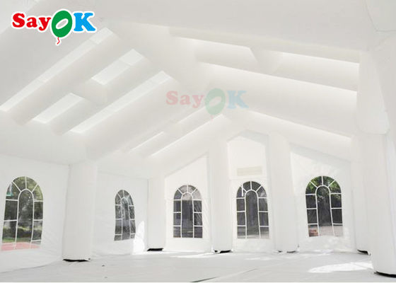 ইনফ্ল্যাটেবল হাউস তাঁবু এলইডি রঙের কিউব ইনফ্ল্যাটেবল বিবাহের তাঁবু ব্লো আপ বুদ্বুদ ক্যাম্পিং তাঁবু