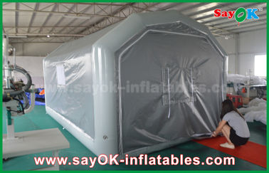 10 এক্স 5m গ্রে প্রিমিয়াম Inflatable পণ্য পিভিসি Inflatable স্প্রে স্প্রে জন্য স্প্রে বুথ