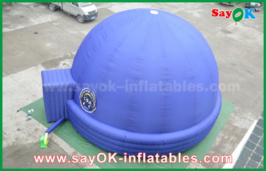 নীল 7 মি DIA Inflatable প্ল্যাণ্টেরিয়াম ডোম টেকসই স্থাপত্য প্রজেকশন তাঁবু